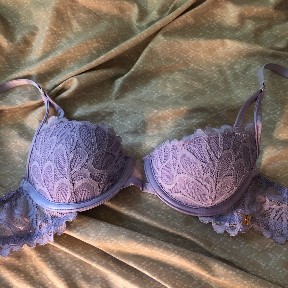 purple bra